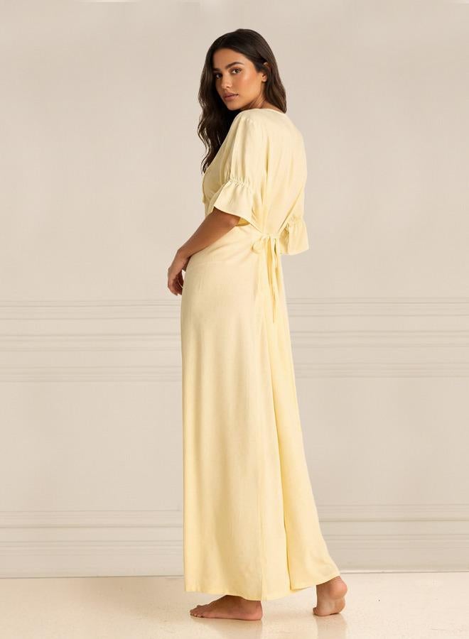 Splash FAV Nighty Maxi Length Viscose with Embroidery - Image 2