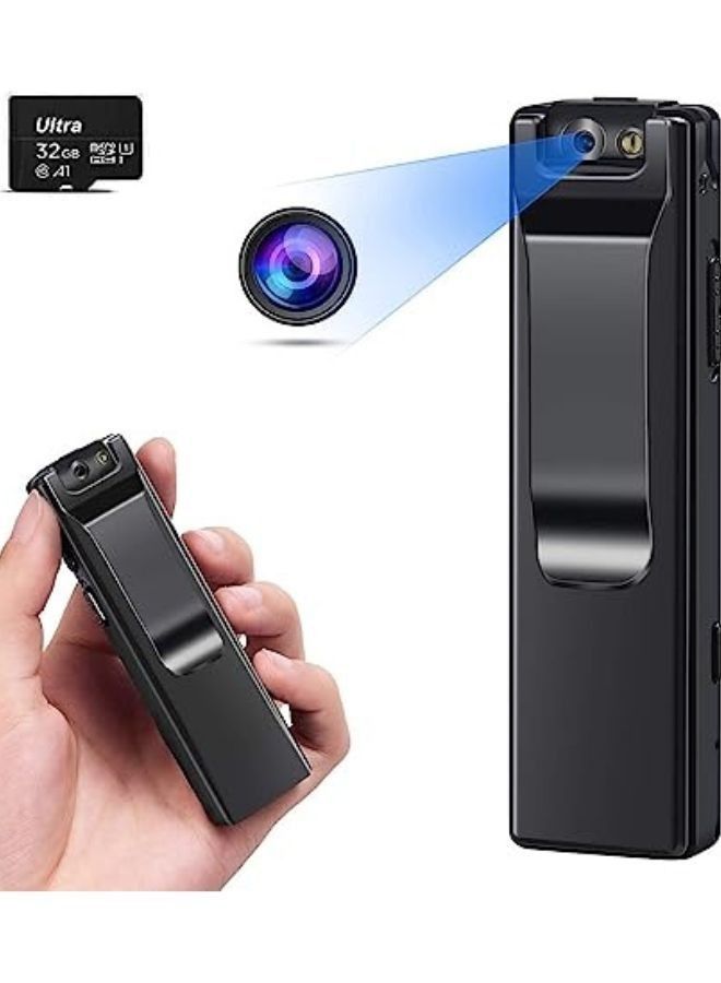 1080P HD Camera, Max 128G Memory, rotatable Camera, Portable Camera with 32GB CARD - Image 1
