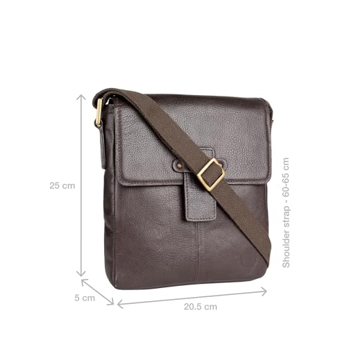 Hidesign Men's Leather Crossbody Bag - Image 3