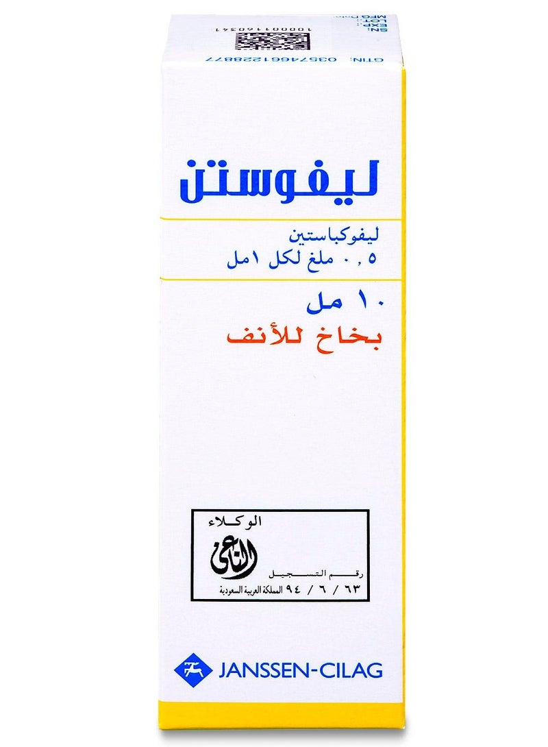 Janssen Livostin 0.5 mg Nasal Spray 10 ml - Image 1