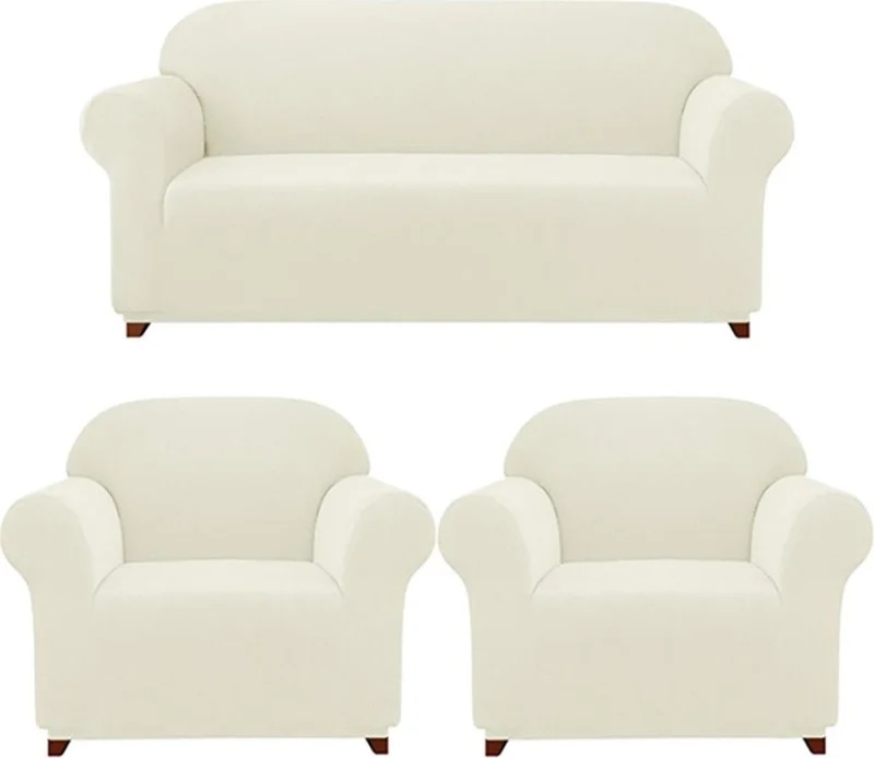 Elgeyar Lycra Sofa, Sofa, Sofa Bed Cover Elastic, Pitikare Pattern3+1+1
