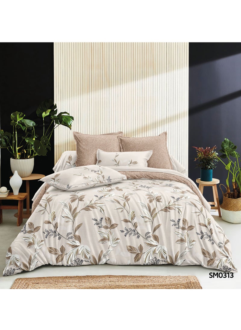 Generic 4 Pieces compressed summer quilt set Single Size 220x160cm pure cotton filled polyester fabric soft comforter Bedding Set for All Season  - Image 1