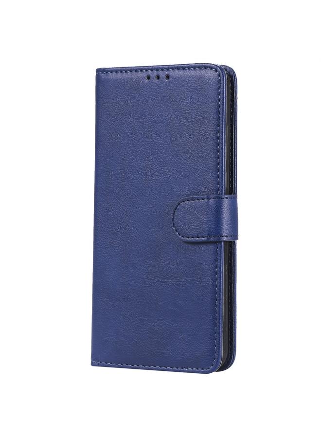 زبون جراب لهاتف Huawei P30 Lite / nova 4e، جراب واقٍ بلون واحد قابل للطي أفقيًا مع حامل وفتحات للبطاقات ومحفظة وإطار صورة وحبل تعليق - Image 2