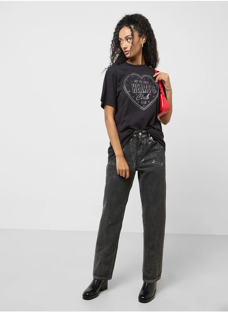 HUGO Crew Neck T-Shirts