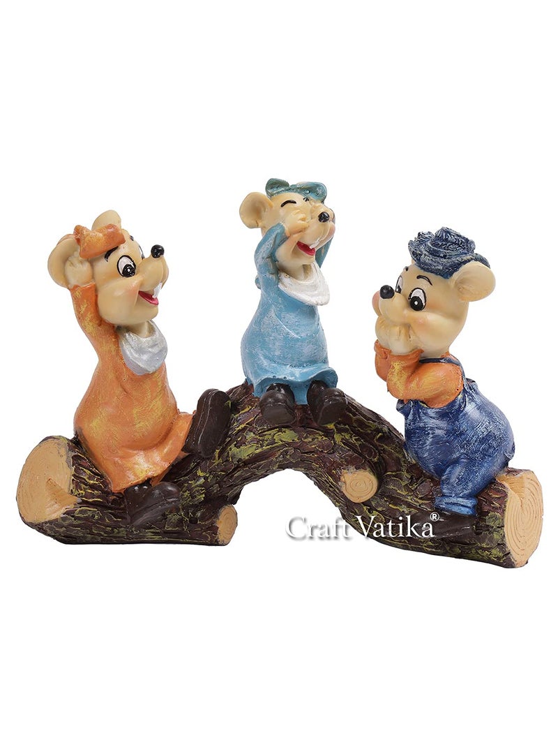 CraftVatika Polyresin Mickeys Rabbit Animal Statue Showpiece Figurine for Home Office Living Room Table Desk Decoration Decorative Items. - Image 3