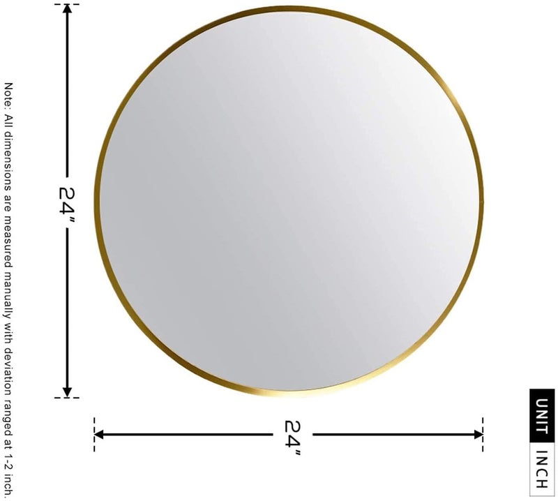 LUPPRA Round 24x24 Inch WallMounted LED Mirror with Smart Sensor and 3Color Light Warm White Natural Mirror Light Wash Basin Wall Mirror Fancy Washbasin MirrorSmart LED Design - Image 5