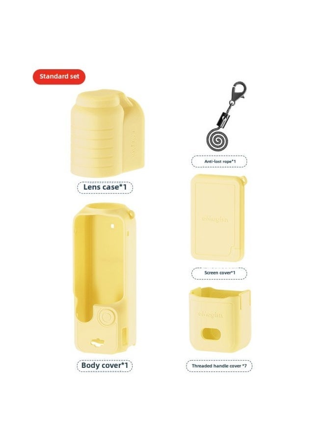 Generic AMagisn Amai DJI Osmo Pocket3 Silicone Lens Cover DJI PTZ Protective Accessories-Color:Standard  - Image 1