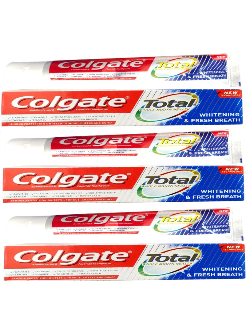 Colgate 3 pices of Colgate Total Toothpaste Whitening&Fresh Breath 3X 100ml - Image 2