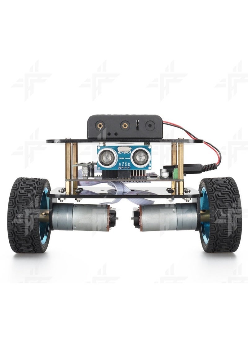 robotgcc Self Balancing Robot Kit Two Wheel Smart Balance Robot Car Ultrasonic Sensor Auto Follow Robot STEM Education Arduino Compatible Robotics Kit Learning Platform Intelligent Balance Control DIY Robot Car Programming Kit Electronics Kit for Kids Students Beginners Robotics Engineering Teaching Tool Balance Robot Kit - Image 1