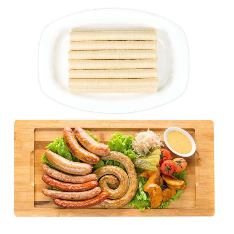 FAIRSKY Edible Drying Sausage Casing Collagen Sausage Casings for Flavorous Homemade Sausages 15m49ft Diameter 19mm 34 1 Roll