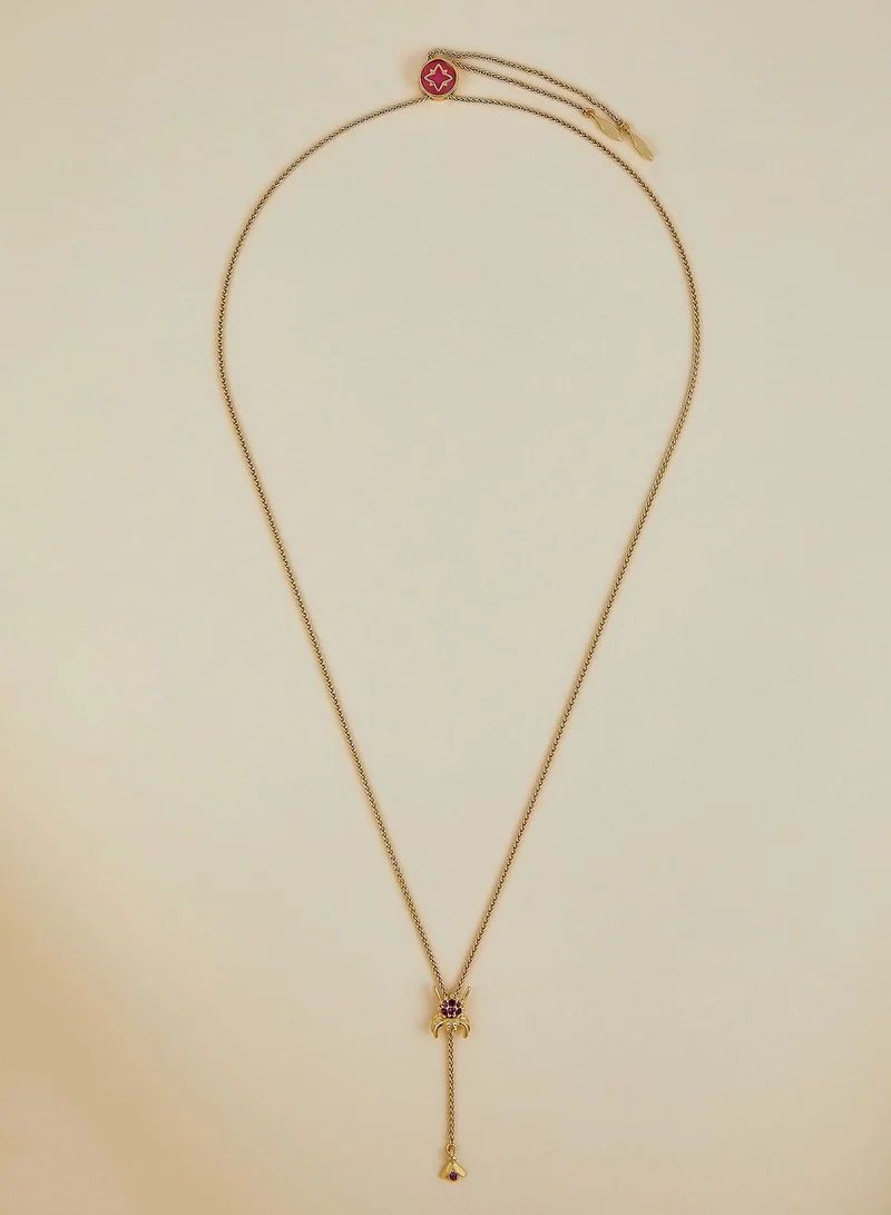 All we are Maratus Crystal Spider Necklace