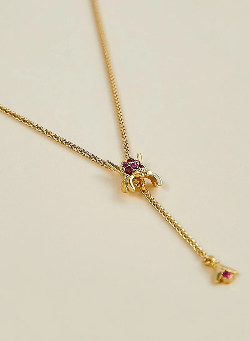 All we are Maratus Crystal Spider Necklace