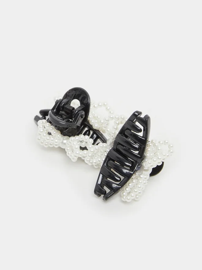 Styli Styli Set of 2 - Faux Pearl Hair Clip