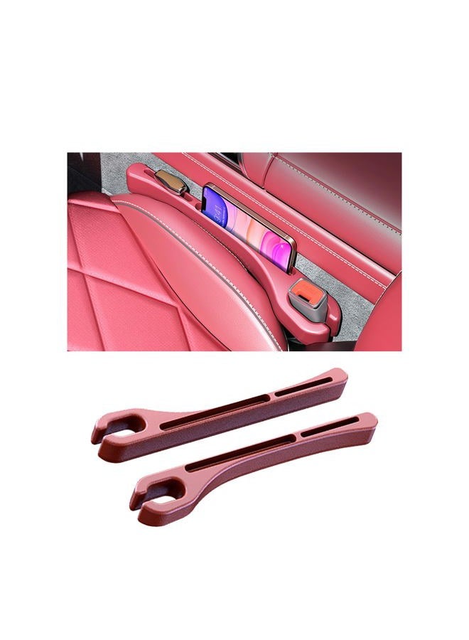Jectam Car Seat Gap Filler, Compatible with Car SUV Truck Drop Stop Car Seat Gap Filler Between Seat and Console (Red, Pack of 2) - Image 1