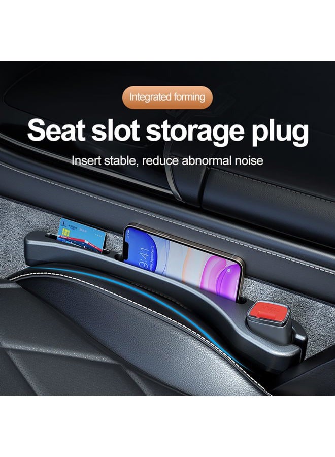 Jectam Car Seat Gap Filler, Compatible with Car SUV Truck Drop Stop Car Seat Gap Filler Between Seat and Console (Red, Pack of 2) - Image 5