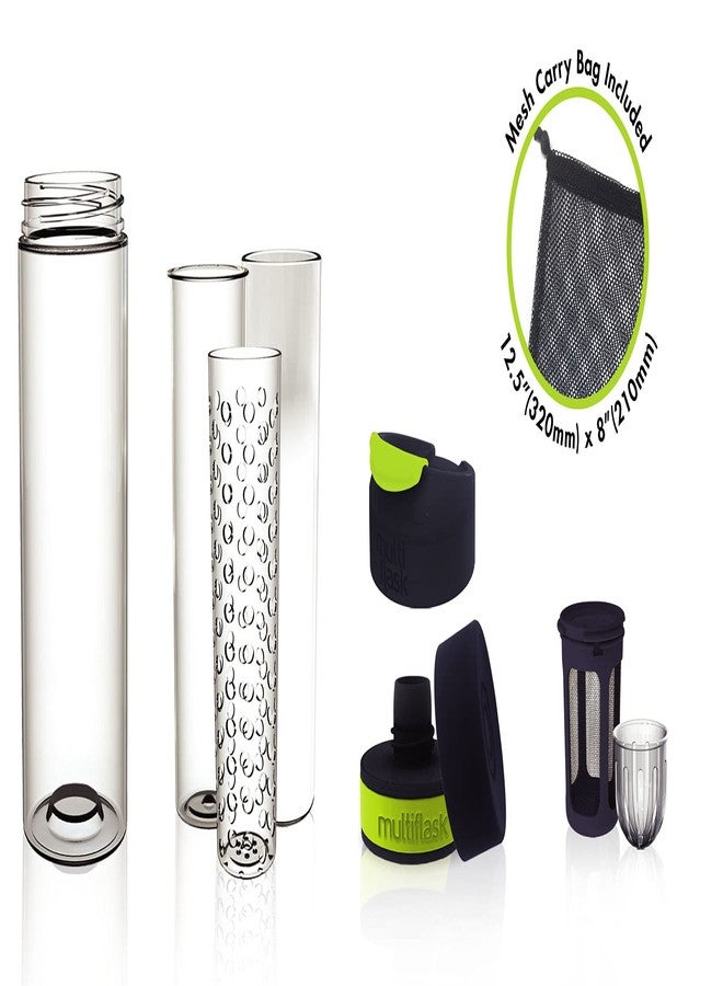 Precidio Design Multi Flask Hydration System 6-in-1 Revolutionary Water Bottle Drink System for all Beverage Types - Image 3