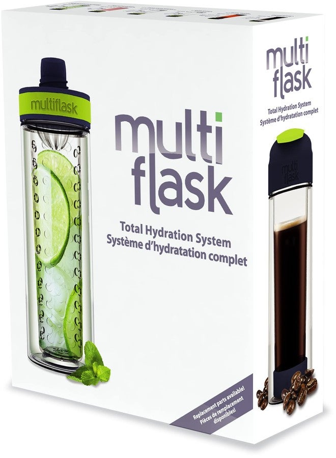 Precidio Design Multi Flask Hydration System 6-in-1 Revolutionary Water Bottle Drink System for all Beverage Types - Image 1