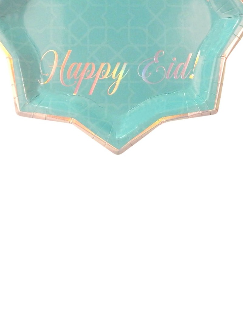 بيكوك سبلايز 10 عبوات من أطباق حفلات عيد سعيد للاستعمال مرة واحدة  - Image 4