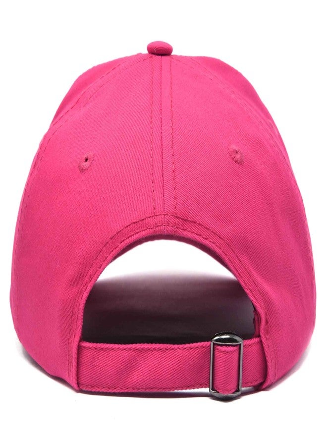 DALIX Flamingo Hat Women's Baseball Cap in Hot Pink - Image 3