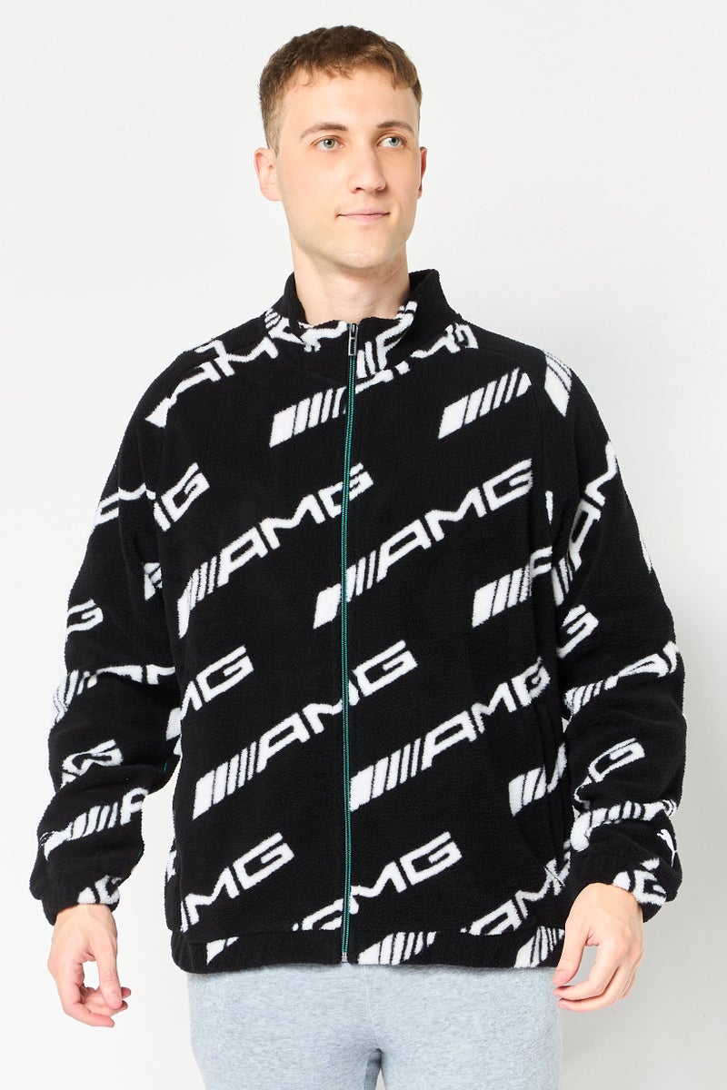 Puma x AMG Motorsports Men Sportswear Fit Long Sleeve MAPF1 Outdoor Jacket, Black - Image 1