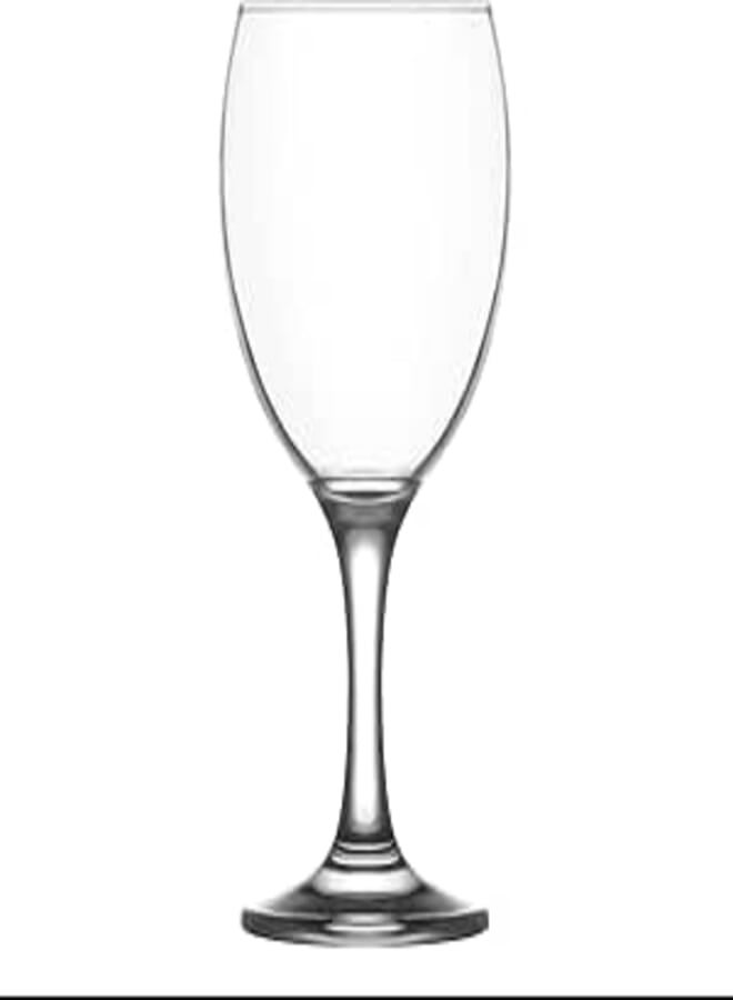 LAV EMPIRE Glass / 340 cc - 11.50 Oz / 6 Pcs/Elegant design, Trusted Brand, Attractive shape of Sparkling drink, Smoothies, Juices, Cocktails