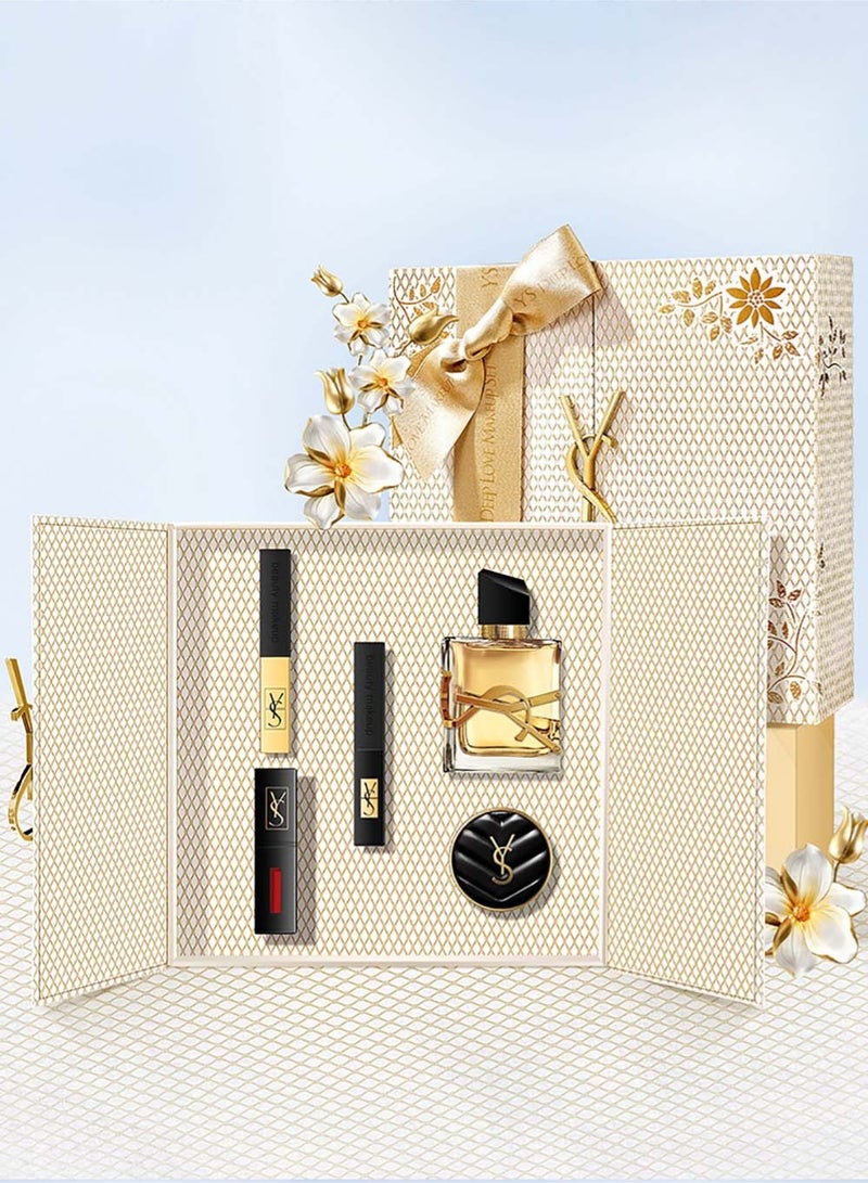 YSLON Perfume Gift Set For Women, 6 Pcs Perfume Set Holiday Gifts for Her, Lipstick Cushion BB Cream Set,  Long-Lasting Fresh Floral Aromatic Fragrance,  Ladies Perfume Set For Dating,  Birthday, Gift To Girlfriend, Eau de Parfum For Women - Image 1