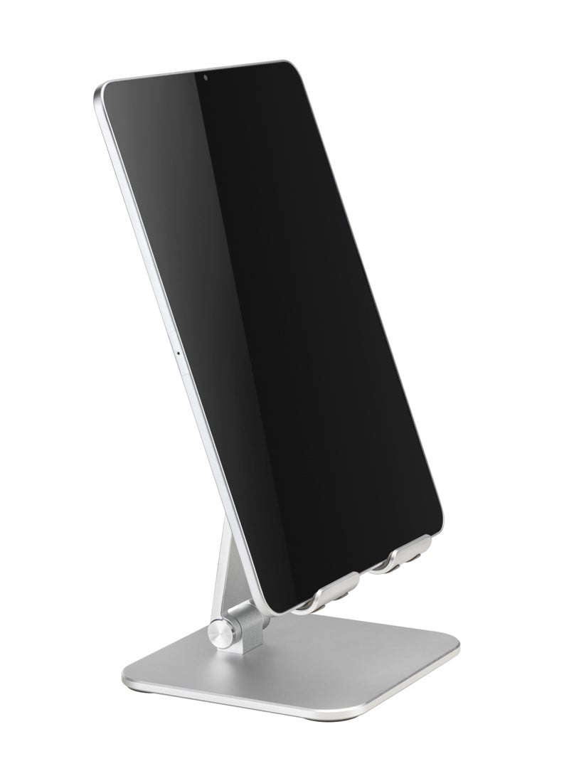 Skill Tech SH PAD07 2-Folding Tablet Stand for 4"-13" Tablets, Dimensions 180x128x47mm – Silver - Image 3