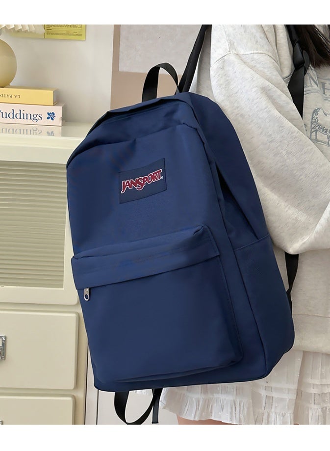 JANSPORT Superbreak Solid Backpack Blue - Image 2