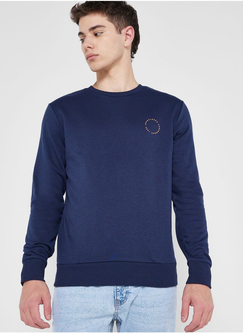 JACK & JONES - Logo Crew Neck Sweatshirt - Image 1