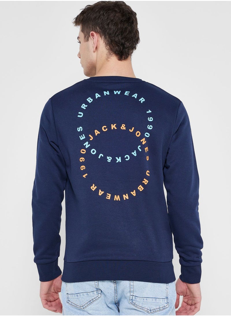 JACK & JONES - Logo Crew Neck Sweatshirt - Image 1