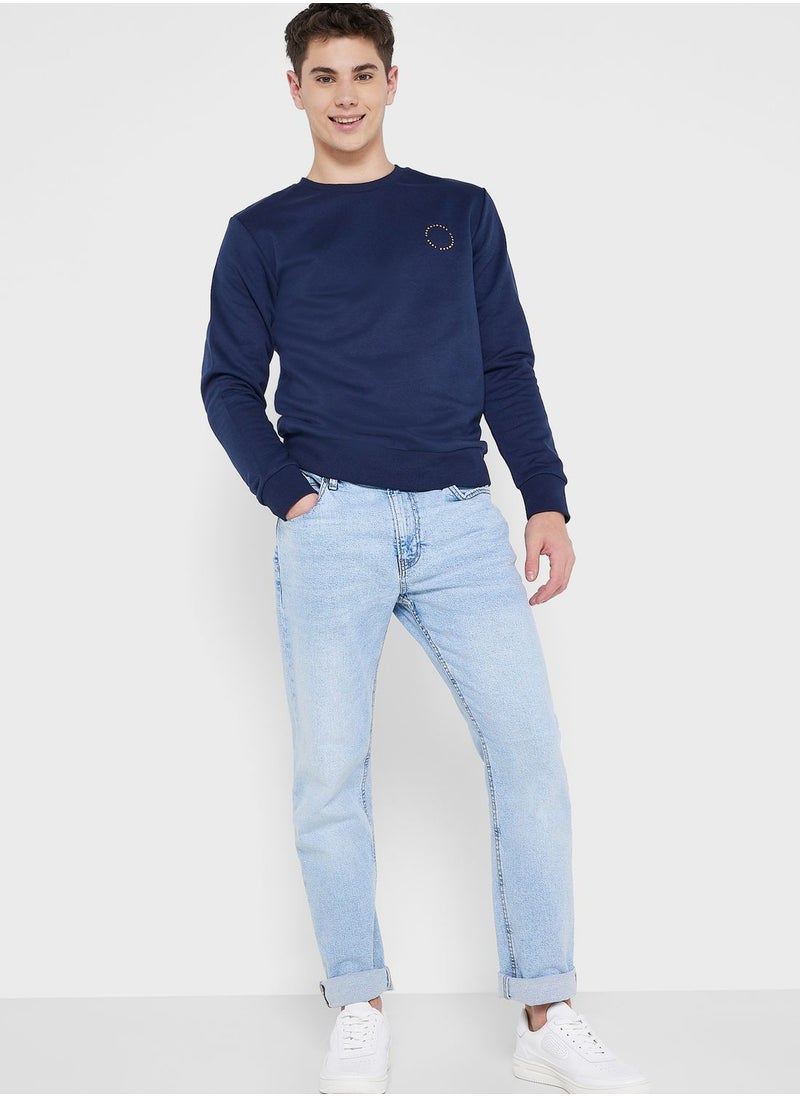 JACK & JONES - Logo Crew Neck Sweatshirt - Image 1