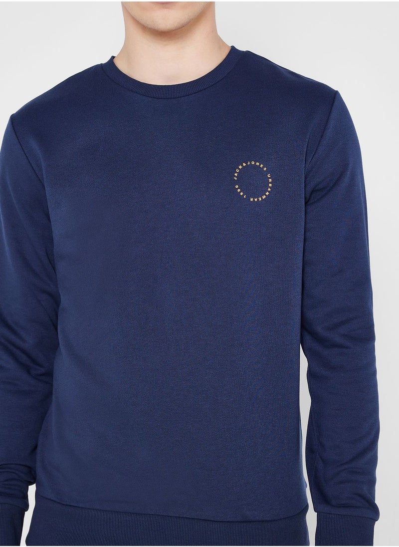 JACK & JONES - Logo Crew Neck Sweatshirt - Image 1