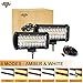 Auxbeam Auxbeam 7 Inch LED Light Bar 300W Amber White Light Bar Six Modes Offroad Lighting LED Driving Light Spot Work Light  - Image 2