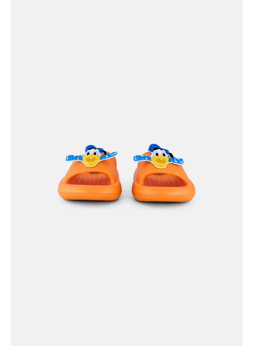 Disney Toddlers Boy Slip On Slides, Orange  - Image 4