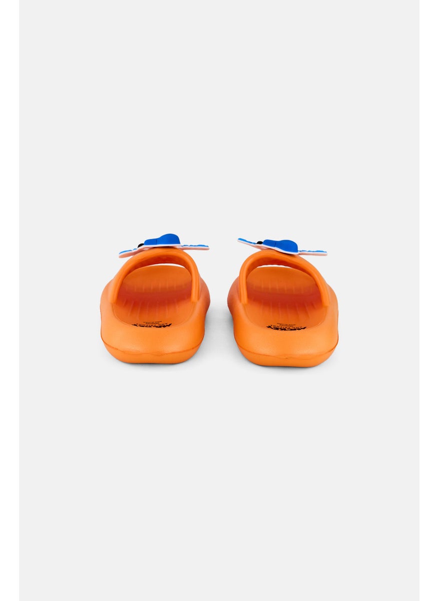 Disney Toddlers Boy Slip On Slides, Orange  - Image 2