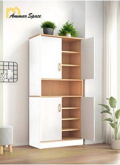 183CM Tall Kitchen Pantry Storage Cabinet Freestanding Utility Cabinets with 4 Doors Kitchen Hutch Buffet Sideboard Oven Countertop Storage Microwave Cabinet with Storage Food Buffet Pantries for Kitchen Dinning Room - pzsku/ZE1DBE1EEC03A6F8BD05EZ/45/_/1732258370/1a89e9a0-d557-4bdb-a2fb-1f76c92b97d9