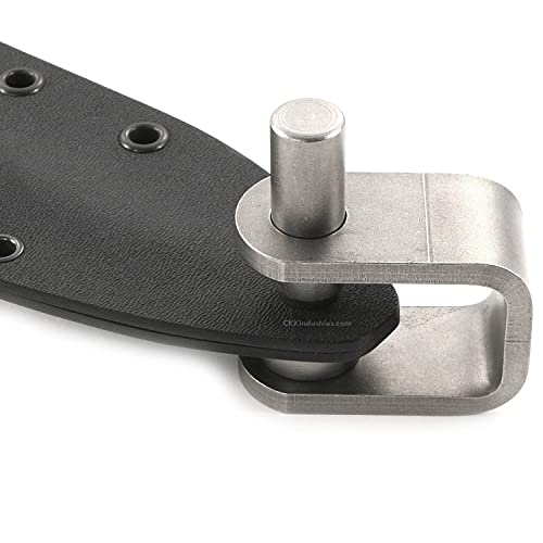 HolsterSmith Eyelet Setting Tool & (10) Eyelet Combo - (1) [#8 Eyelet Setting Tool (1/4 in.)] + (10) [#8-9 Black Eyelets (1/4 in.)] - for KYDEX Holster Making, Sewing, Canvas, Tent Making - Image 5