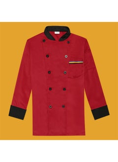 NIBEMINENT Summer Short Sleeve Chef Jacket Catering Chef Workwear Barista Baker Cook Coat Uniform Waiter Restaurant Hotel Clothes  - Image 1