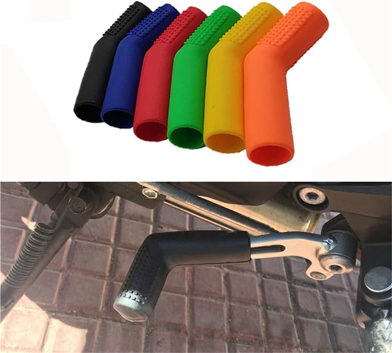 cheekyglo Motorcycle Shift Lever Cover, Ruer Universal Motorcycle Ger Shift Shifter oot Protector Cover nti Slip oot Shoe Protector Cover Moto ccessories,lck-Black - Image 4