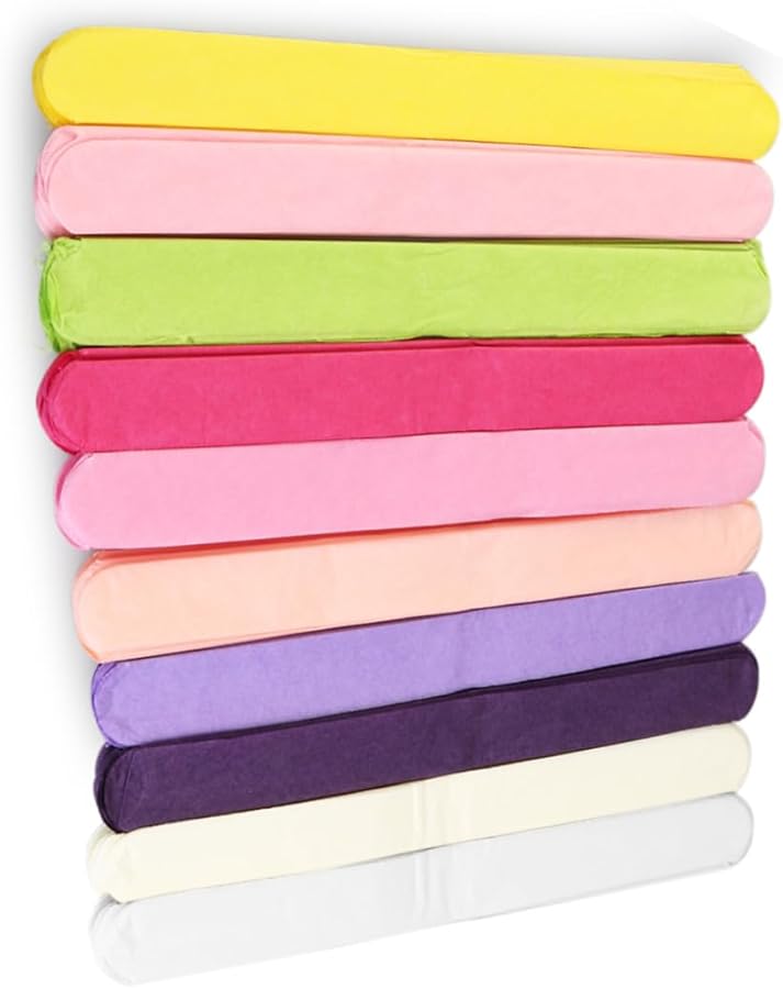 ورق الأنسجة المقطوعة مسبقًا لكرات الزينة لحفلات الزفاف 10 قطع - Image 2