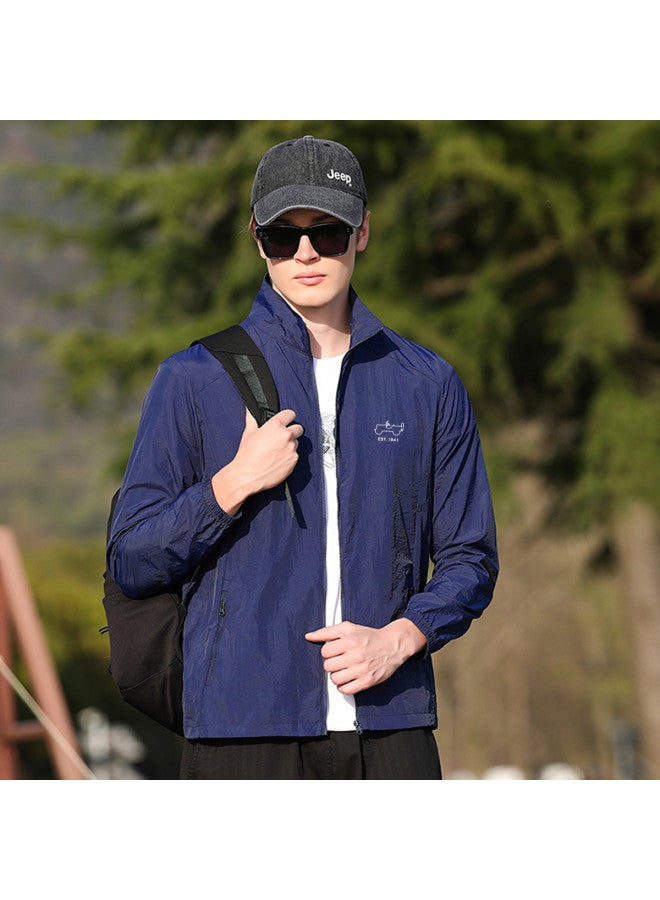 Jeep Breathable And Smooth】men's Summer Fashion Sun Protection Jacket, Lightweight Casual Skinwear, Outdoor Sports Sunscreen Coat - Image 4