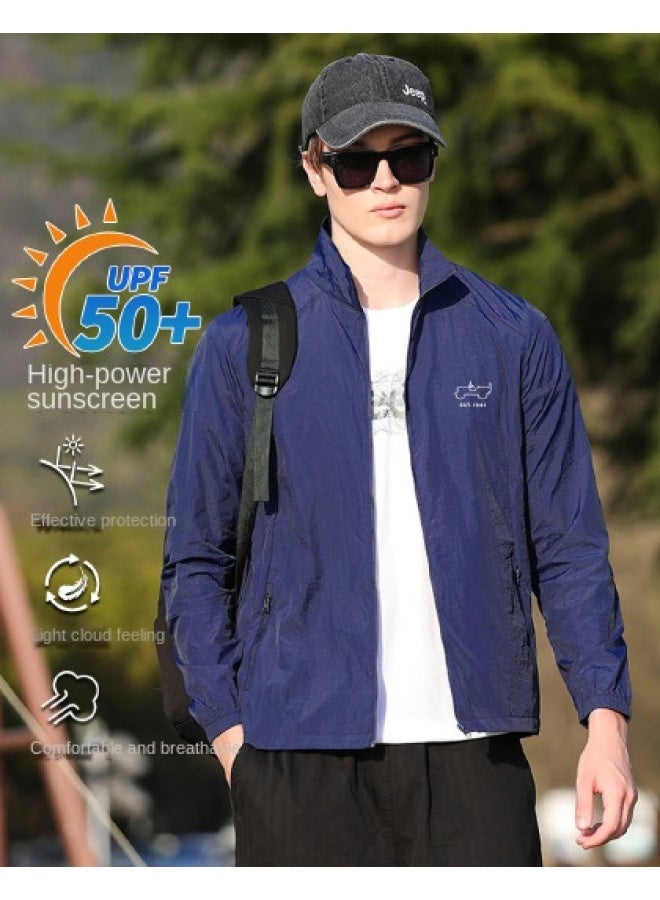 Jeep Breathable And Smooth】men's Summer Fashion Sun Protection Jacket, Lightweight Casual Skinwear, Outdoor Sports Sunscreen Coat - Image 1