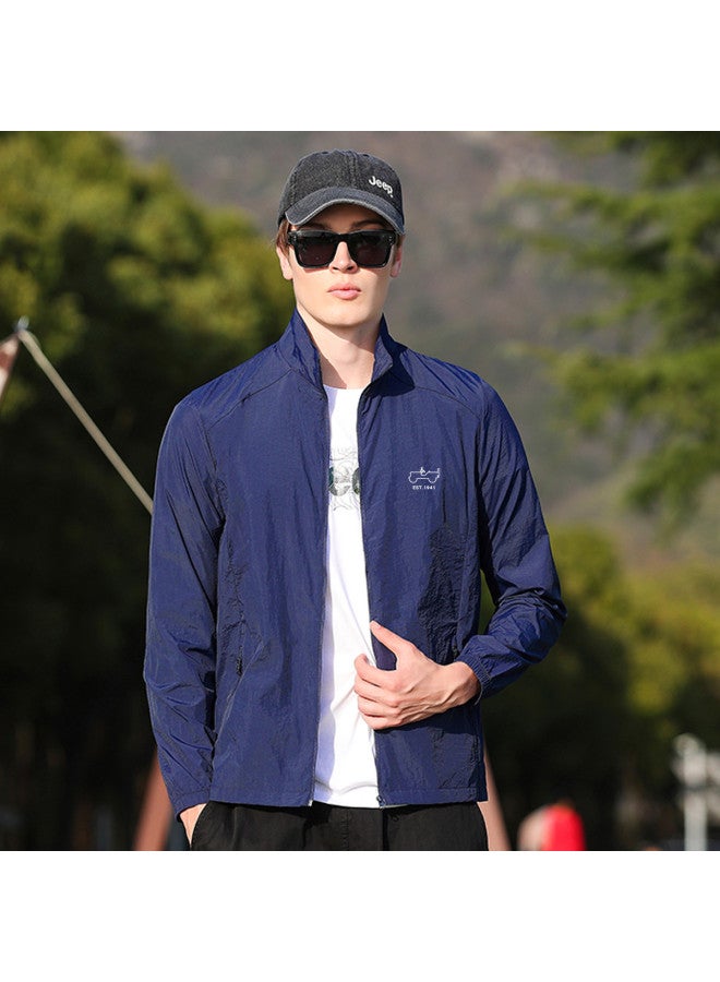 Jeep Breathable And Smooth】men's Summer Fashion Sun Protection Jacket, Lightweight Casual Skinwear, Outdoor Sports Sunscreen Coat - Image 2