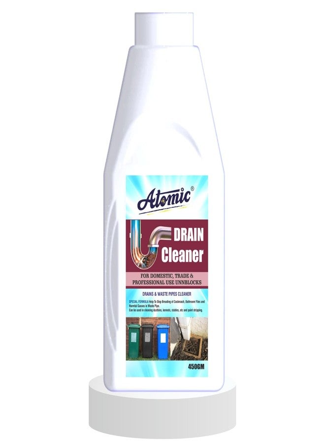 Atomic Drain Cleaner 450 GM: Fast and Effective Clog Remover For Drainage Pipes - Image 1