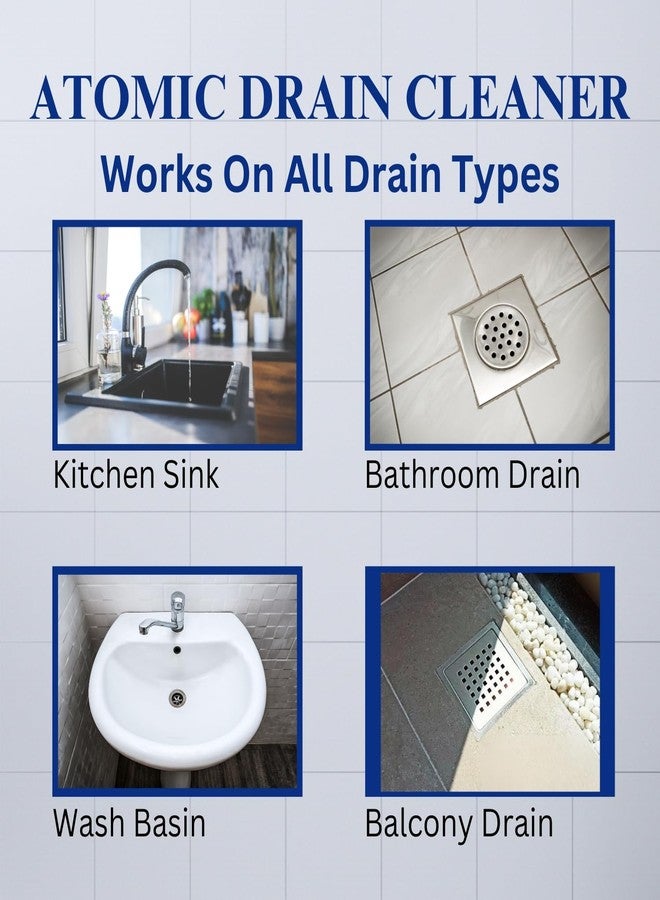 Atomic Drain Cleaner 450 GM: Fast and Effective Clog Remover For Drainage Pipes - Image 3