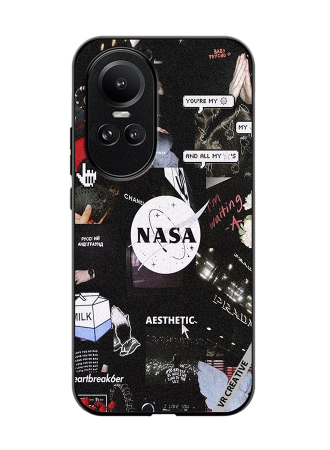 VR CREATIVE Protective Case Cover For Oppo Reno 10 Pro Nasa Design Multicolour - Image 1