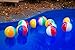 GiftExpress 25pcs Mini Beach Ball 6 Small Inflatable Rainbow Multicolor Beach Balls for Kids Birthday Goodie Bag Party Favor Toddler Summer Water Toys Pool Party Carnival Award Give Away Toys - Image 3