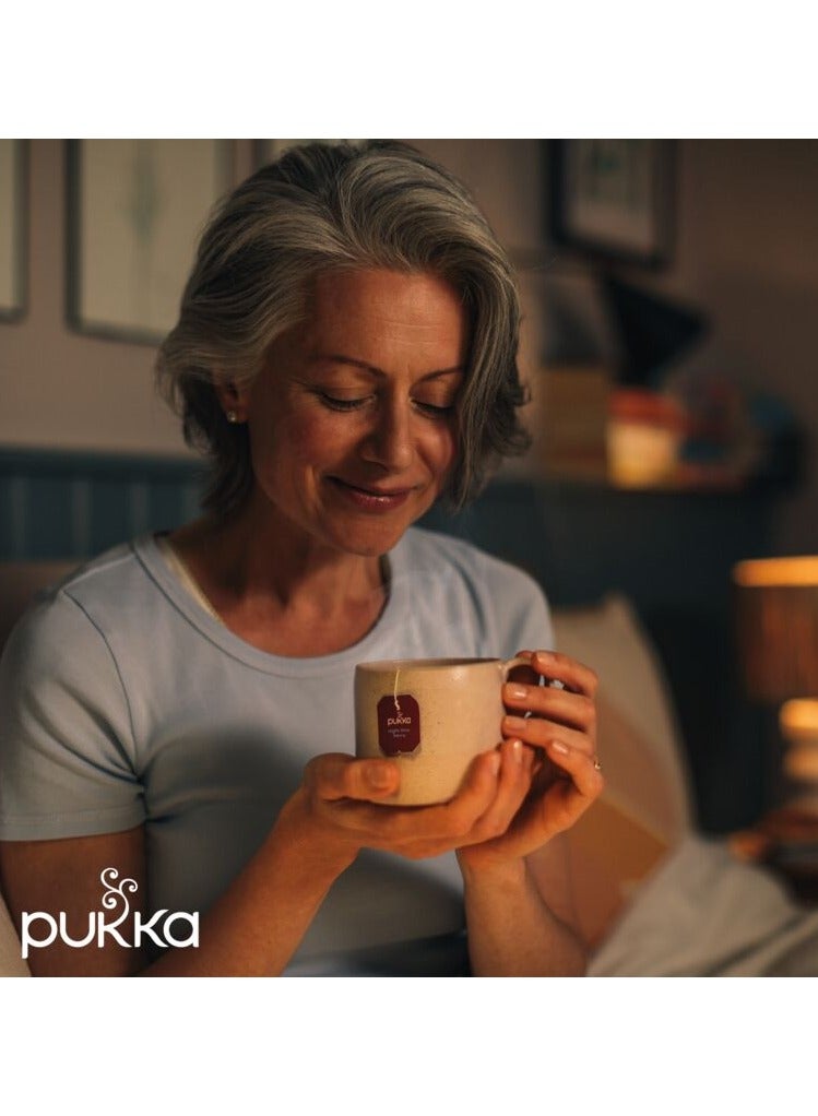 Pukka شاي الأعشاب العضوي من باكا، شاي التوت الليلي، 20 كيس شاي - Image 3