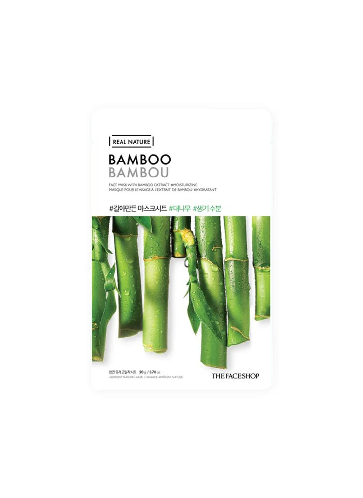 ذا فيس شوب THEFACESHOP REAL NATURE BAMBOO FACE MASK(GZ)