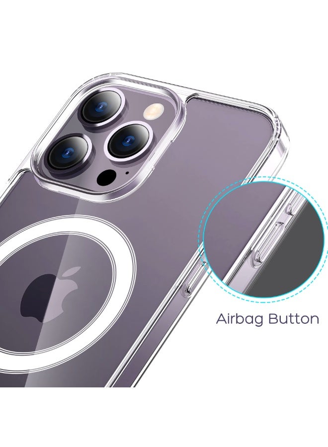 RADSUN Clear Magnetic Shockproof Case Cover for iPhone 16 Pro – Transparent Slim Protective Case with Strong Magnetic Adsorption & Drop Protection - Image 5